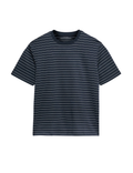 Striped Essential T-Shirt – Navy Blue