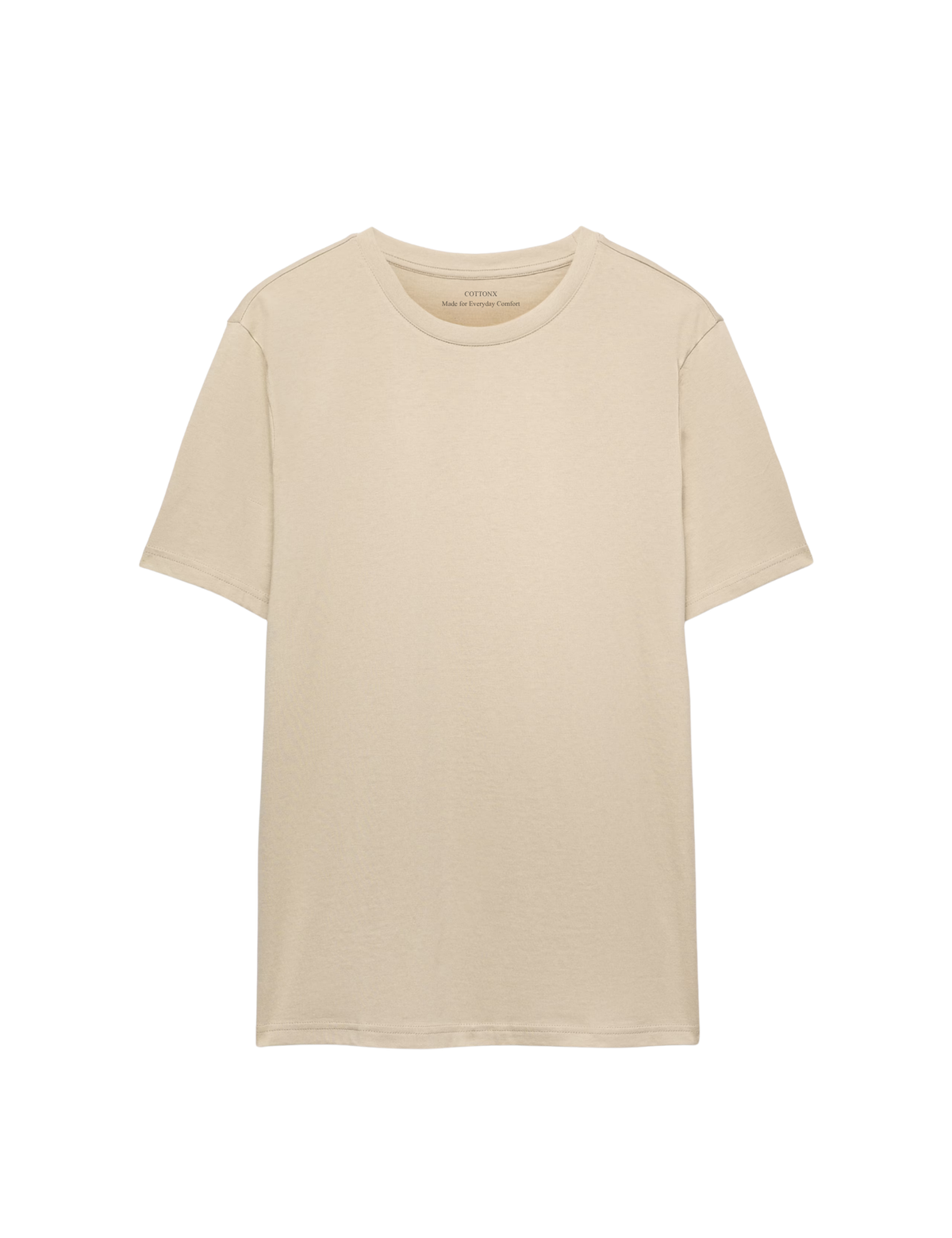 Crewneck T-Shirt – Cream