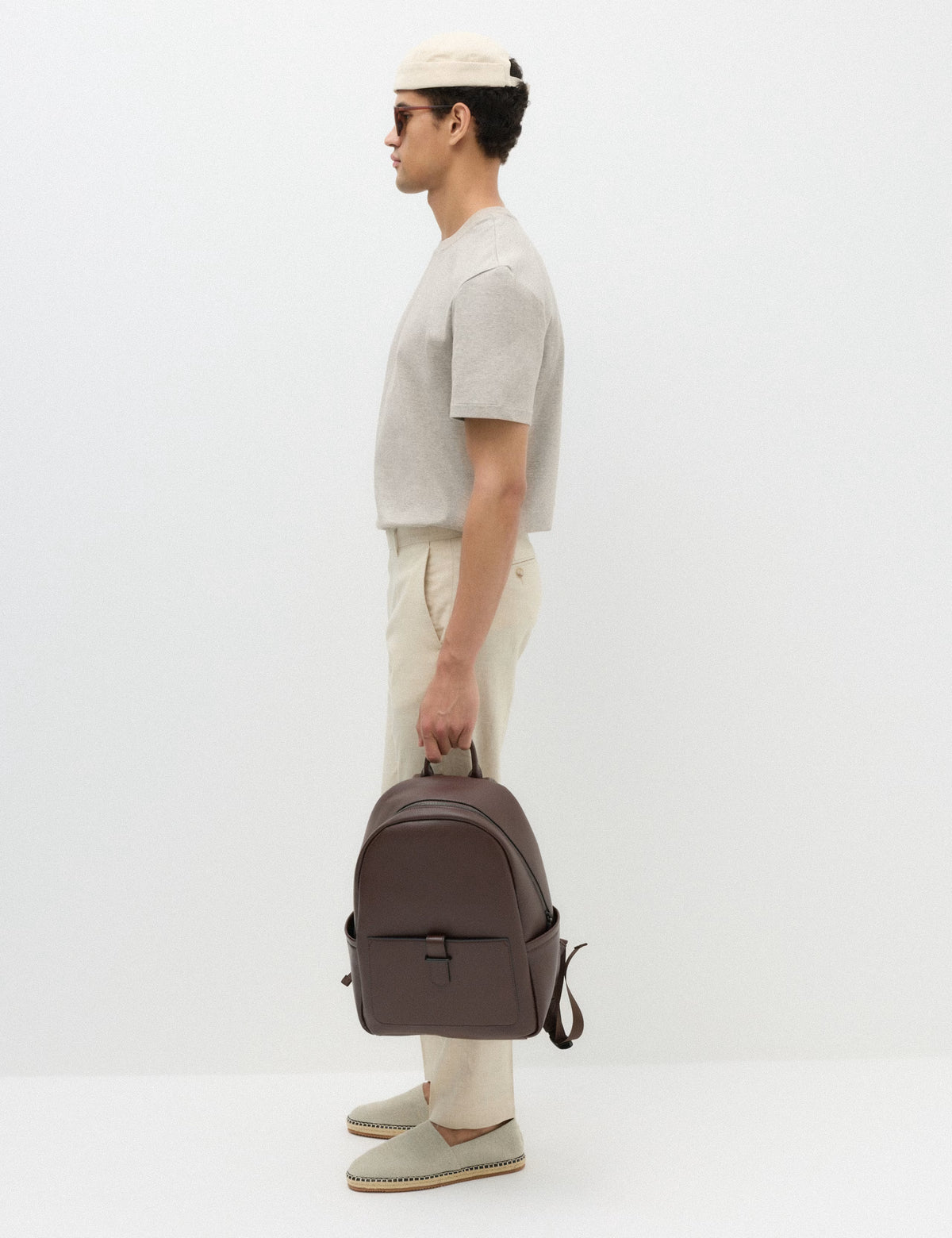 Textured T-Shirt – Light Beige